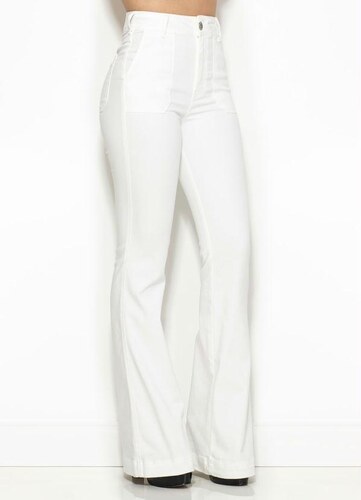 calça flare colcci