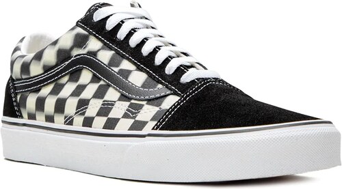 vans old skool xadrez preto