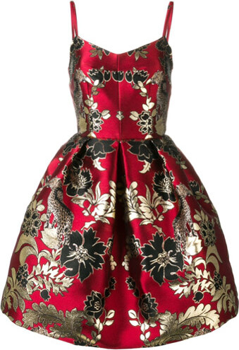 vestido dolce gabbana vermelho