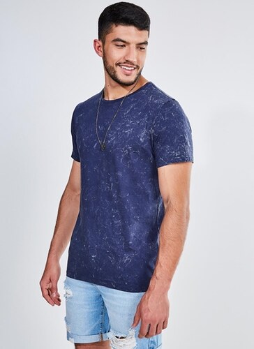 camiseta marmorizada lisa