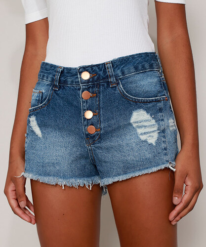 short jeans feminino cea