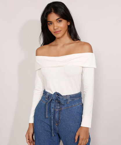 blusa basica ombro a ombro