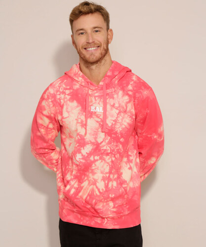 chaser tie dye moletom com capuz