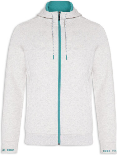 hugo daple zip moletom com capuz
