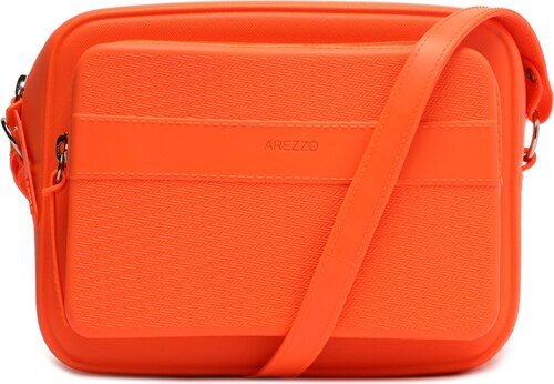 neon orange crossbody bolsa