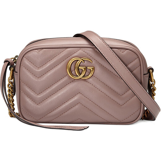 Bolsa Gucci Original transversal GG Marmont mini matelassê Feminino