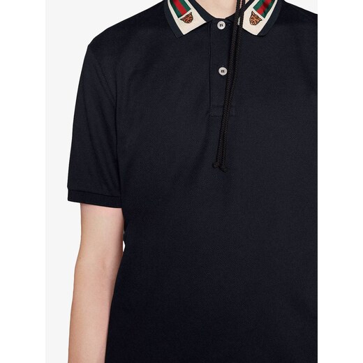 Camisa Polo Gucci Preta