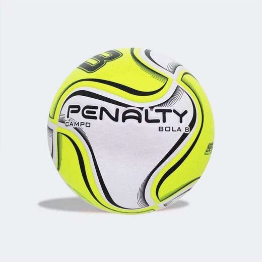 Bola Futebol Campo Penalty Bola 8 X Preta Amarela Original