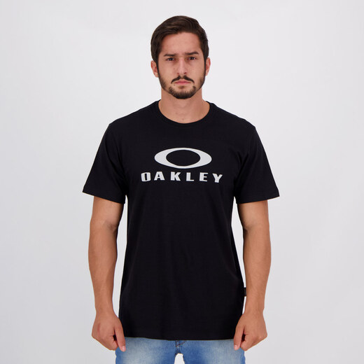 Camiseta Oakley Skull Bark Preta Preto