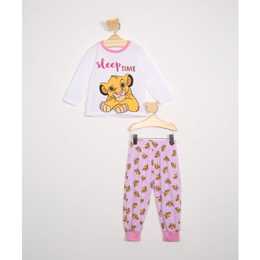 pijama infantil menina longo malwee 1000090610 azul marinho - C&A