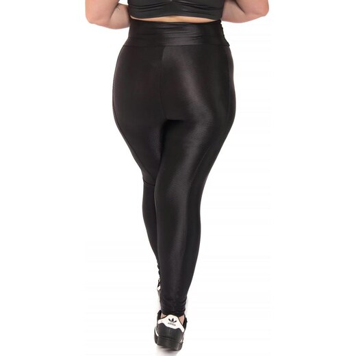 Sporting Way Fitness Calça Legging Anti Celulite Plus Size Preto 