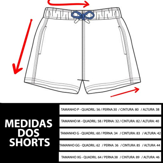 short masculino praia mauricinho tactel game com bolsos