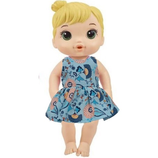 Vestido baby alive roupa de boneca baby alive Floral Lilas