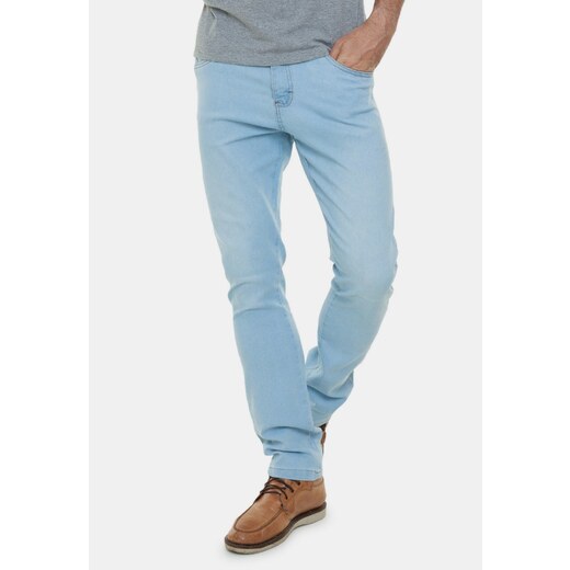 KS CASUAL & SPORT Calça Jeans Delavê Masculino PremiumII Azul
