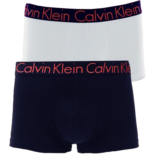 Cueca Calvin Klein Modal Trunk Magenta Stripe Preta 1UN