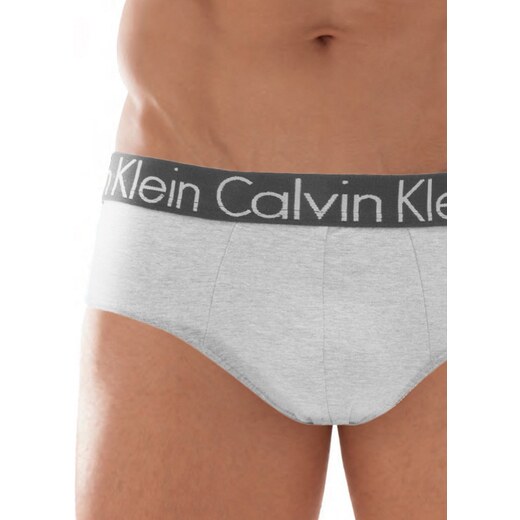 Cueca Calvin Klein Brief Cotton Stretch Classic Preta Pack 3UN