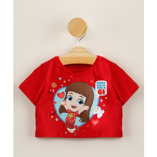 Camisa para Meninas Tema Luccas Neto Gi