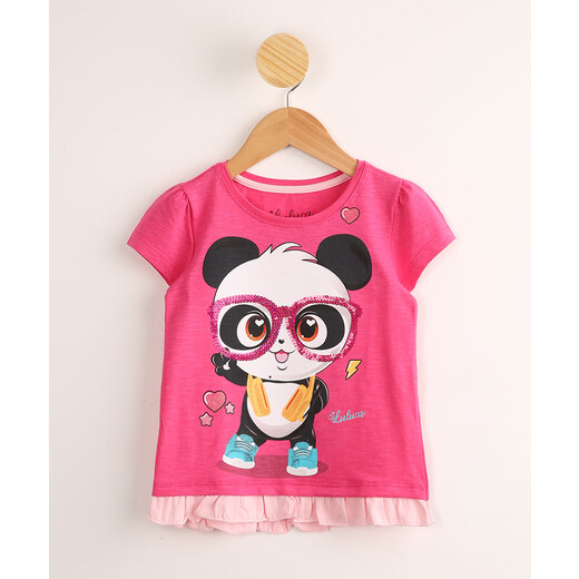 Kit Camiseta Luluca Panda Com Caneca r Luluca - Modatop - Camiseta  Infantil - Magazine Luiza