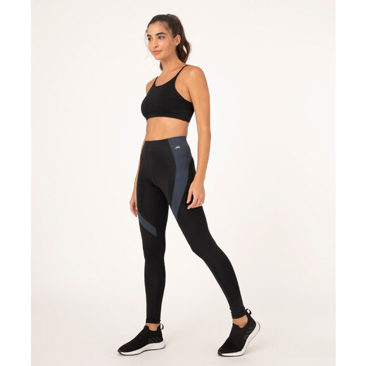 C&A calça legging recortes esportivo ace preta 