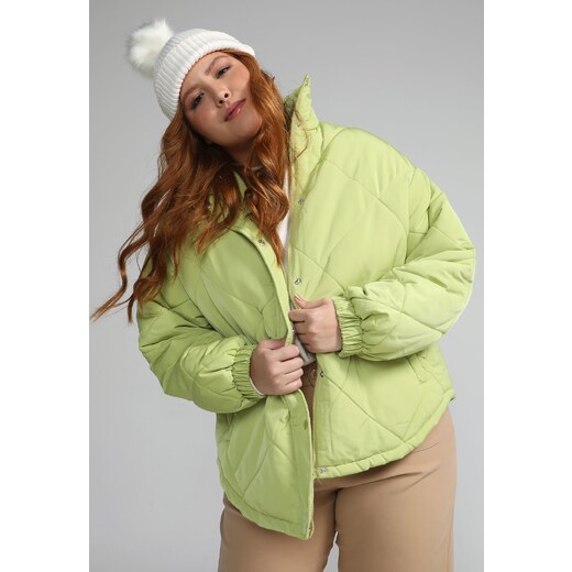 Jaqueta Puffer Hering Matelassê Verde 