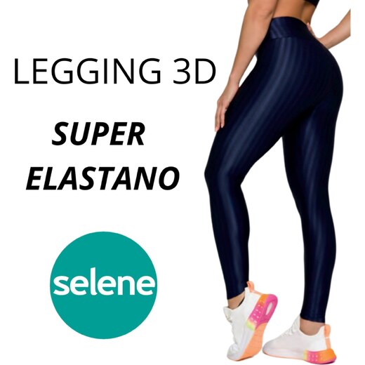 20890) Calça Legging 3D Fitness Selene Super Elastano