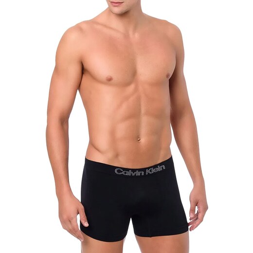 Cuecas Calvin Klein Underwear Trunk Seamless Outline Logo Pretas