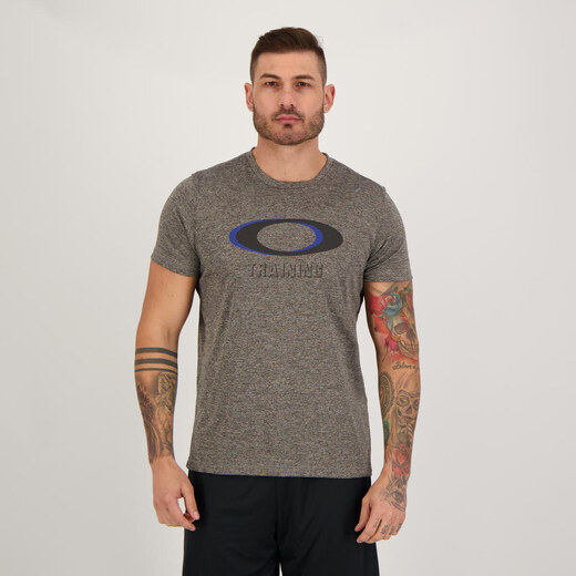Camiseta Oakley Daily Sport III Masculina - Chumbo
