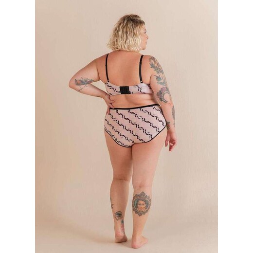 Bold Intimates Sutiã Comfy Plus Size Rosa 