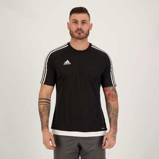 Fut Fanatics BR Calça Adidas Tiro 21 Preta e Branca 