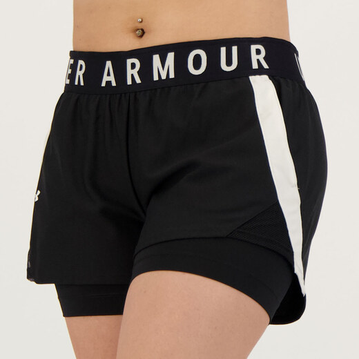 Shorts Under Armour HG Armour Mid Rise Middy Feminino Preto