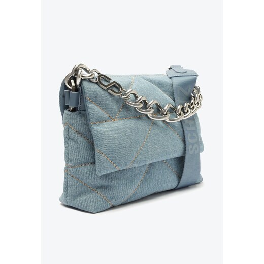 Bolsa Shoulder Bárbara Jeans Schutz - Azul