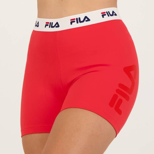 Shorts Fila Letter Feminino Vermelho