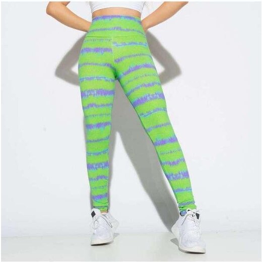 Legging Fitness Estampada Digital Fundo Colorido