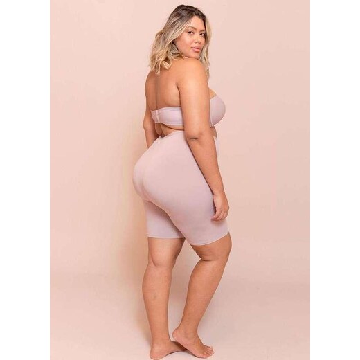 Bold Intimates Bermuda Anti Atrito Plus Size Rosa 