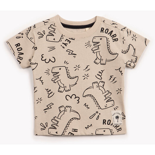 Camiseta Infantil Raglan Branca Roar (2)