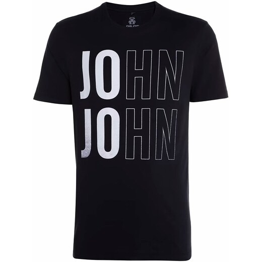 Camiseta John John Masculina Regular Logo Out Branca