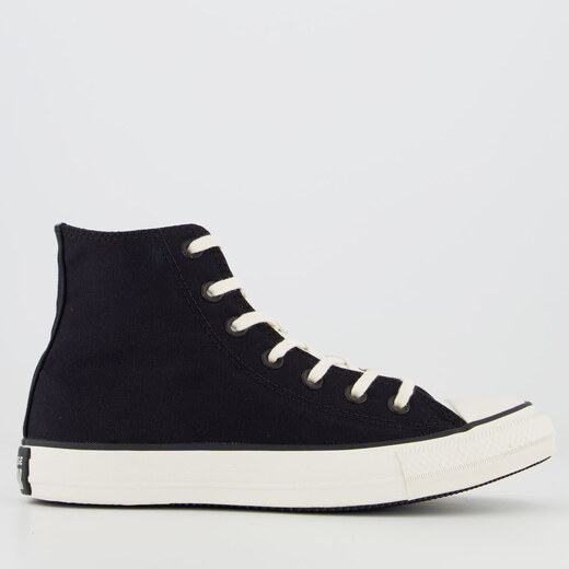 Tênis Converse All Star Chuck Taylor Feminino Cano Alto Bege - FutFanatics