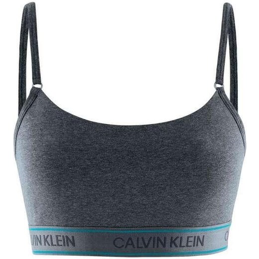 Top sem Aro e sem Bojo Calvin Klein C52.02 Cz06-Cinza 