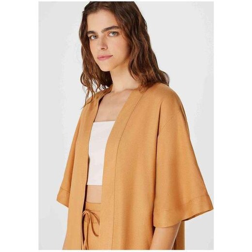 Kimono store feminino bege