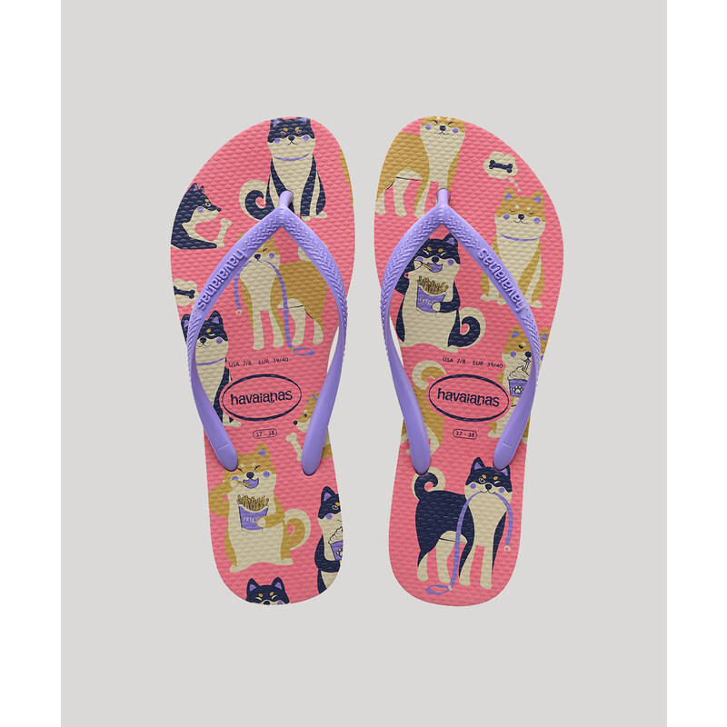 chinelo havaianas slim square areia - C&A