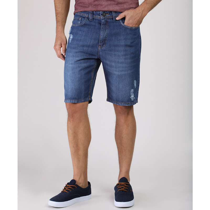 Bermudas jeans masculinas store c&a