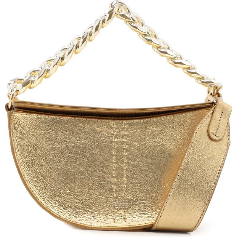 Bolsa Tiracolo Couro Laura M dia New Golden Arezzo GLAMI .br