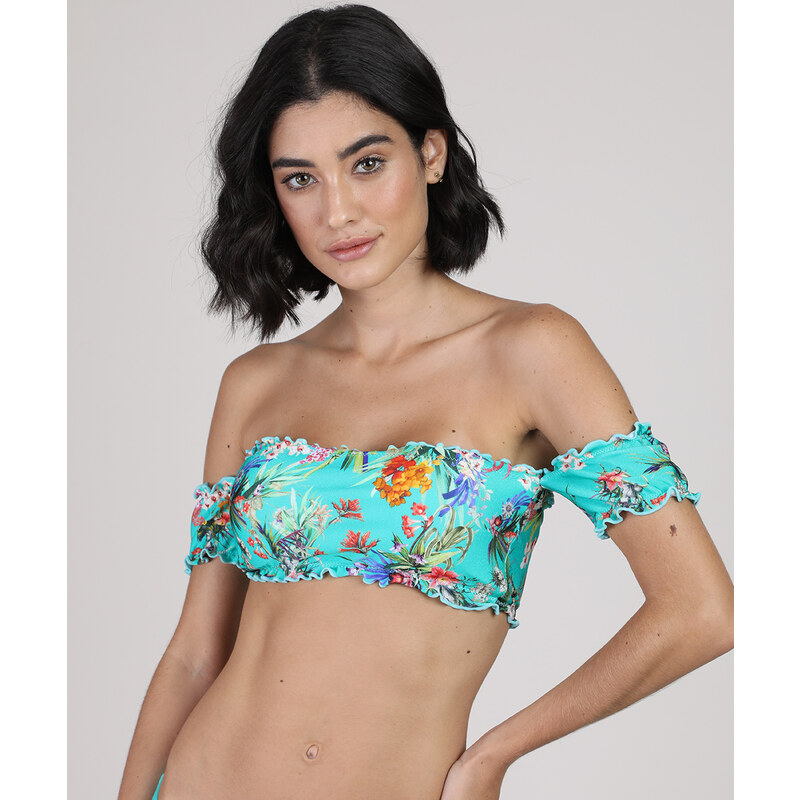 Bikini top FLORAL BRUSH RIO - C-Kupa - Trofé