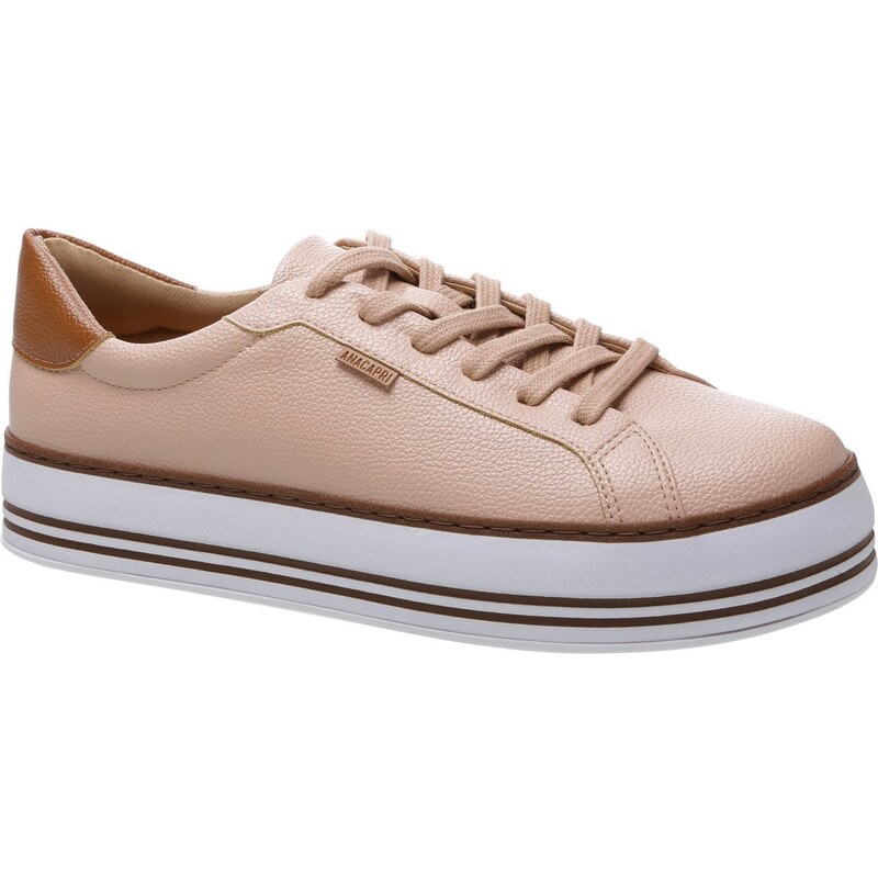 Tenis flatform preto sales anacapri