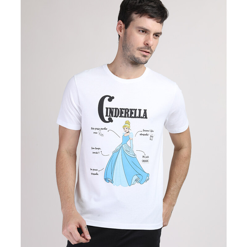 Camiseta Infantil Cinderela