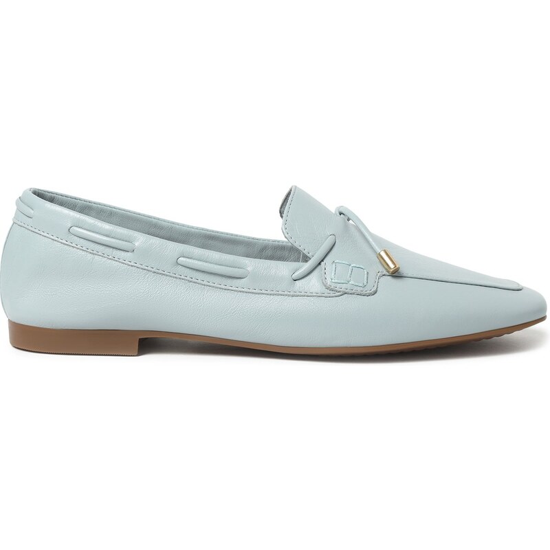 Mocassim Azul Couro N Minimalista Arezzo GLAMI .br