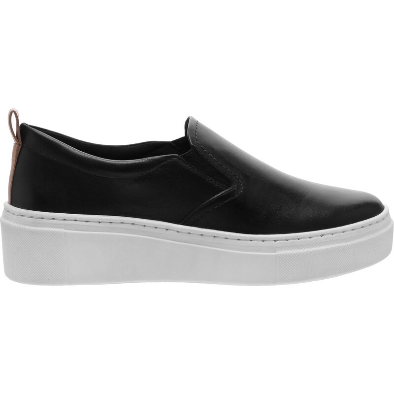 T nis Slip On Flatform El stico Preto Arezzo GLAMI .br