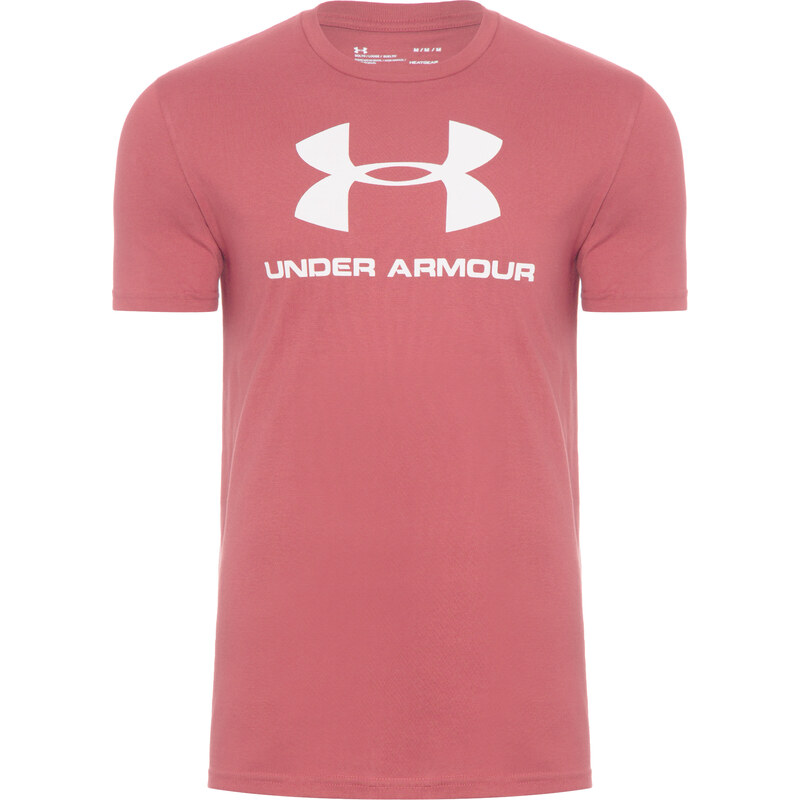 Camiseta Under Armour Sportstyle Masculina - Branco+Vermelho