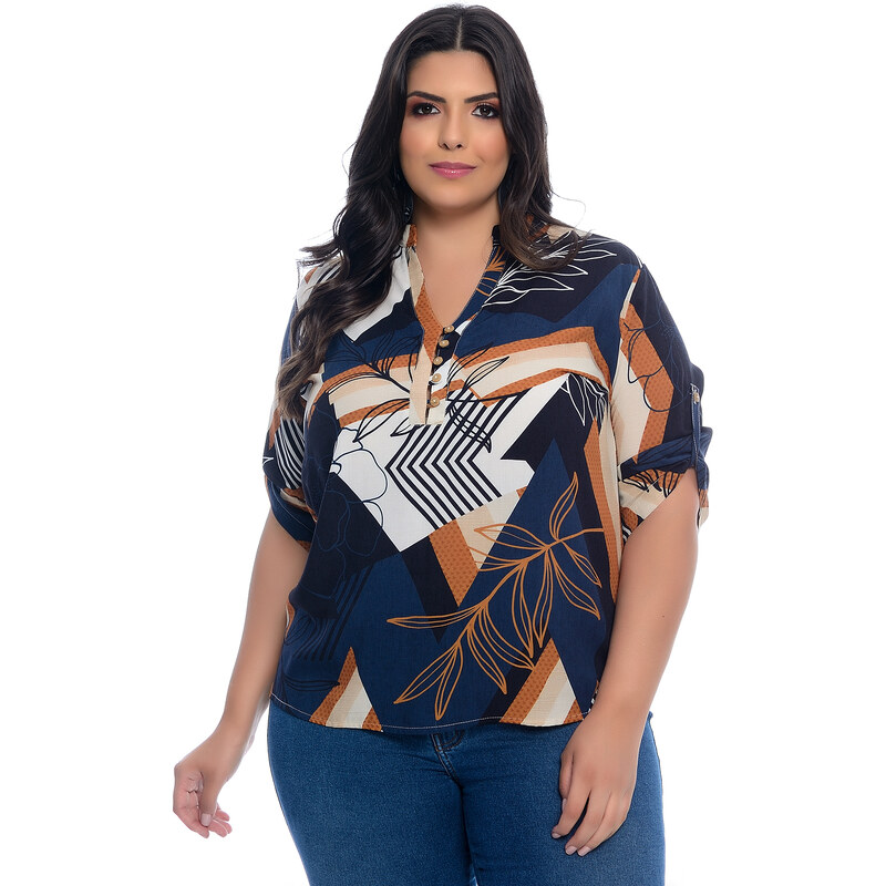 Camisaria feminina 2024 plus size