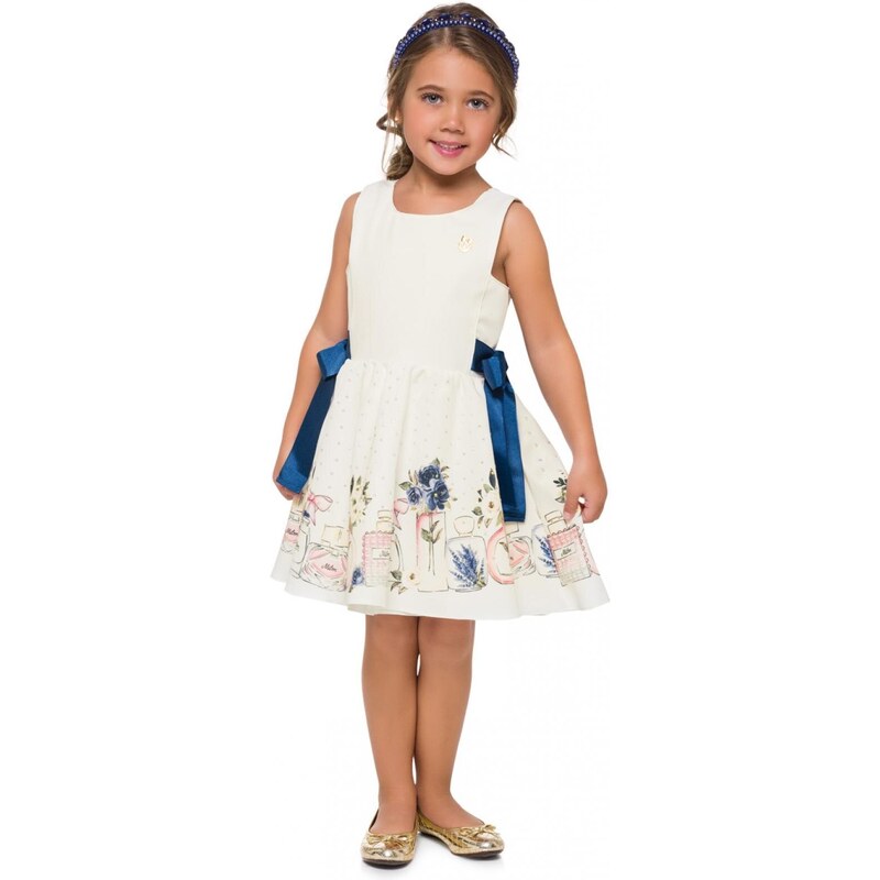 Vestido infantil best sale off white milon